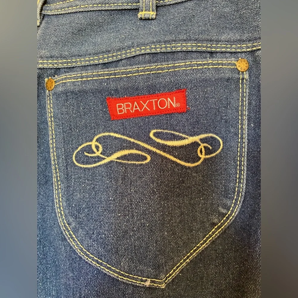 VINTAGE Braxton Stretch Jeans 1980 - Picture 12 of 15